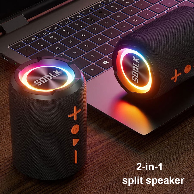Audio Music Apple - SODLK TX9 2-in-1 Split Bluetooth Speaker