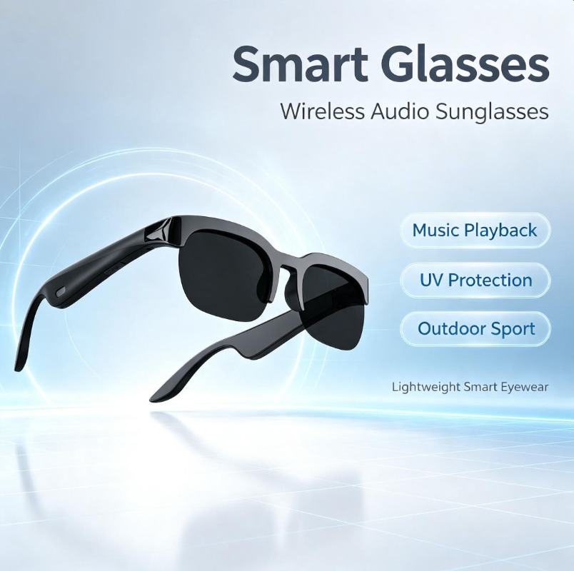 Audio Music Play - 2026 Smart Audio Sunglasses Bluetooth Call