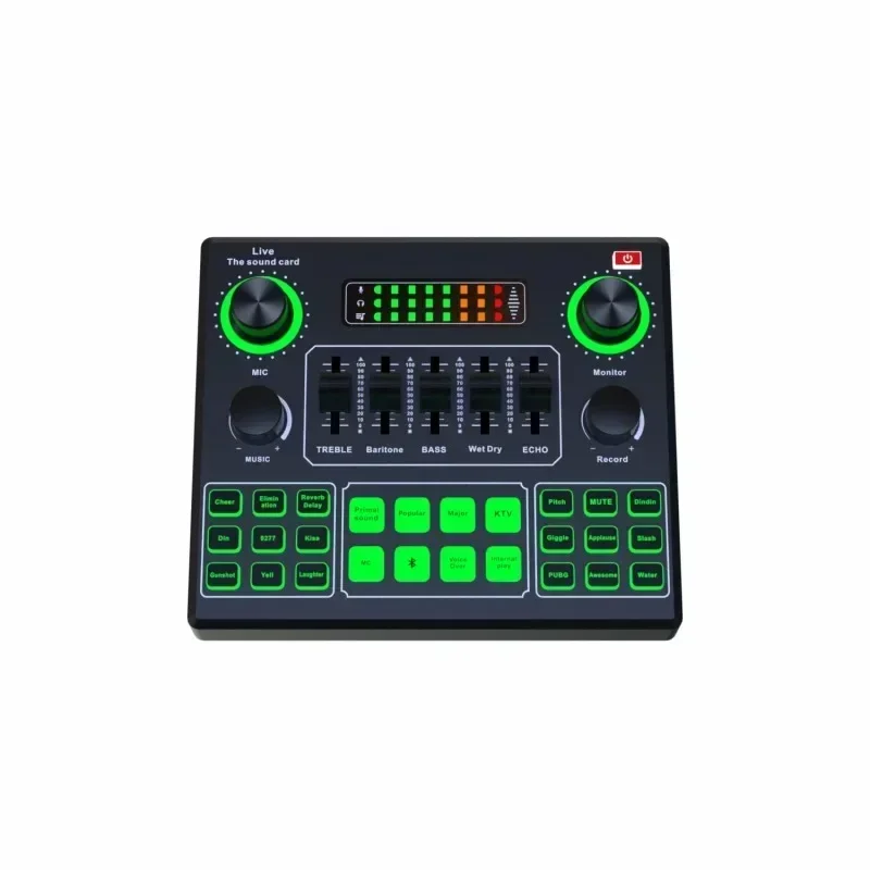 Audio And Music Mixer - V9SJ External Audio Mixer Live Sound