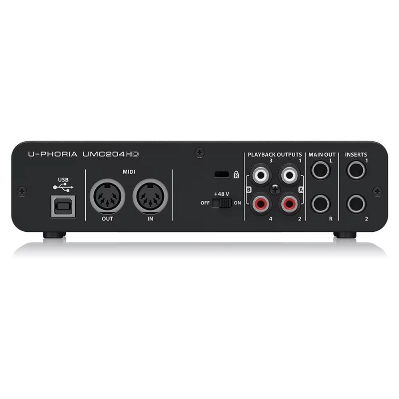 Behringer UMC204HD 2-in/4-out  - огляд і ціна Audio Interface Usb