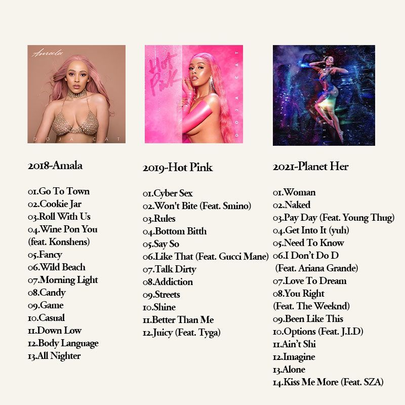 Doja Cat 6CD Music Album Colle - огляд і ціна Audio Music Cd