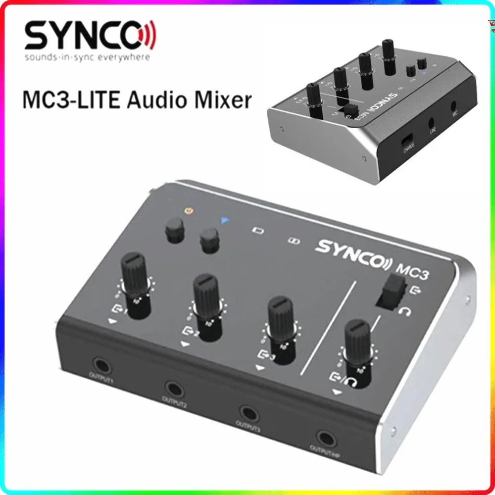 Synco MC3 Lite Audio Mixer 4 C - огляд і ціна Audio And Music Mixer