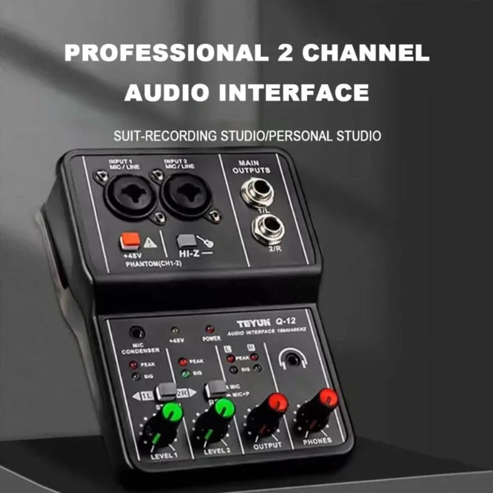 2 Channels Professional Audio  - огляд і ціна Audio Interface Usb