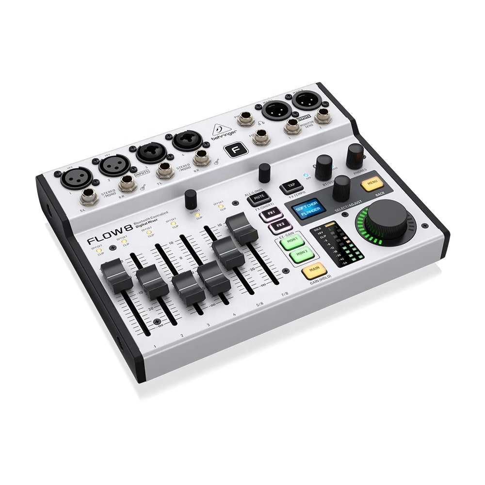 Behringer Flow 8 Digital Mixer - огляд і ціна Audio And Music Mixer