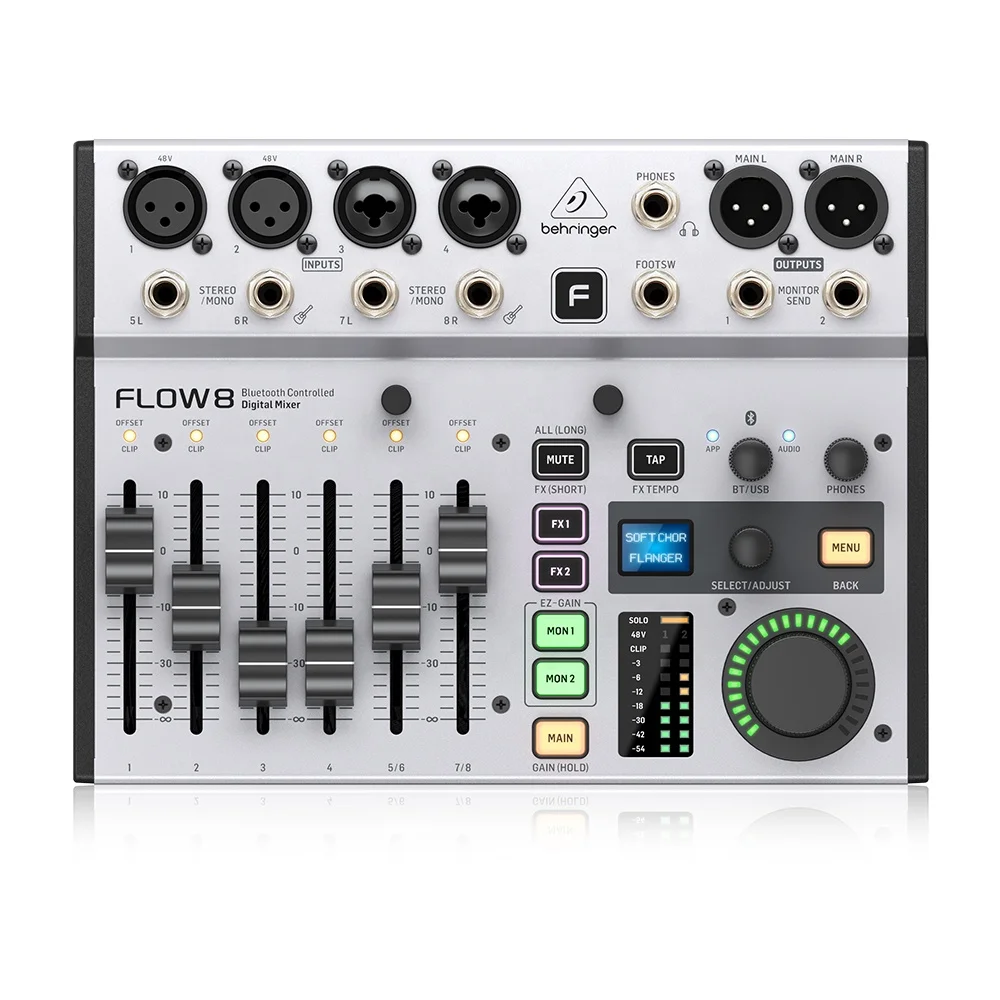 Behringer Flow 8 Digital Mixer - огляд і ціна Audio And Music Mixer
