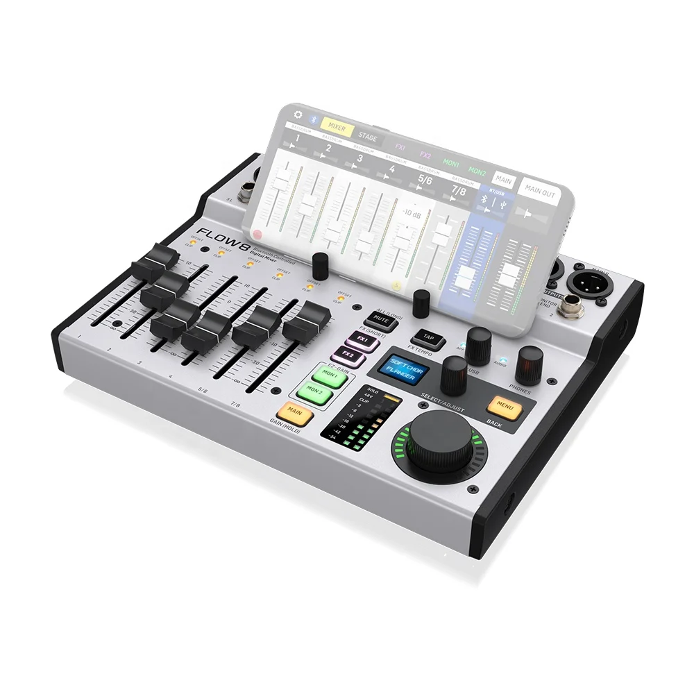Behringer Flow 8 Digital Mixer - огляд і ціна Audio And Music Mixer