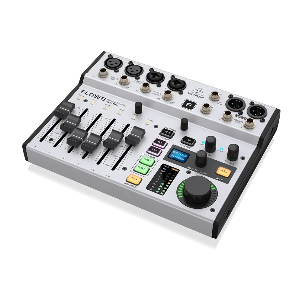 Behringer Flow 8 Digital Mixer - огляд і ціна Audio And Music Mixer
