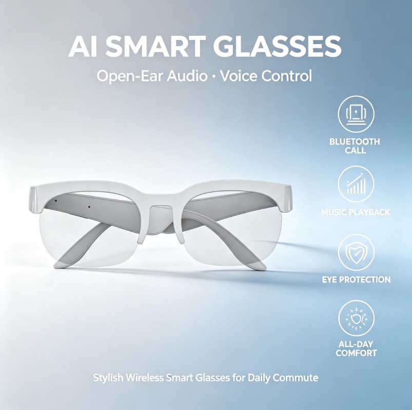 2026 Smart Audio Sunglasses Bl - огляд і ціна Audio Music Play