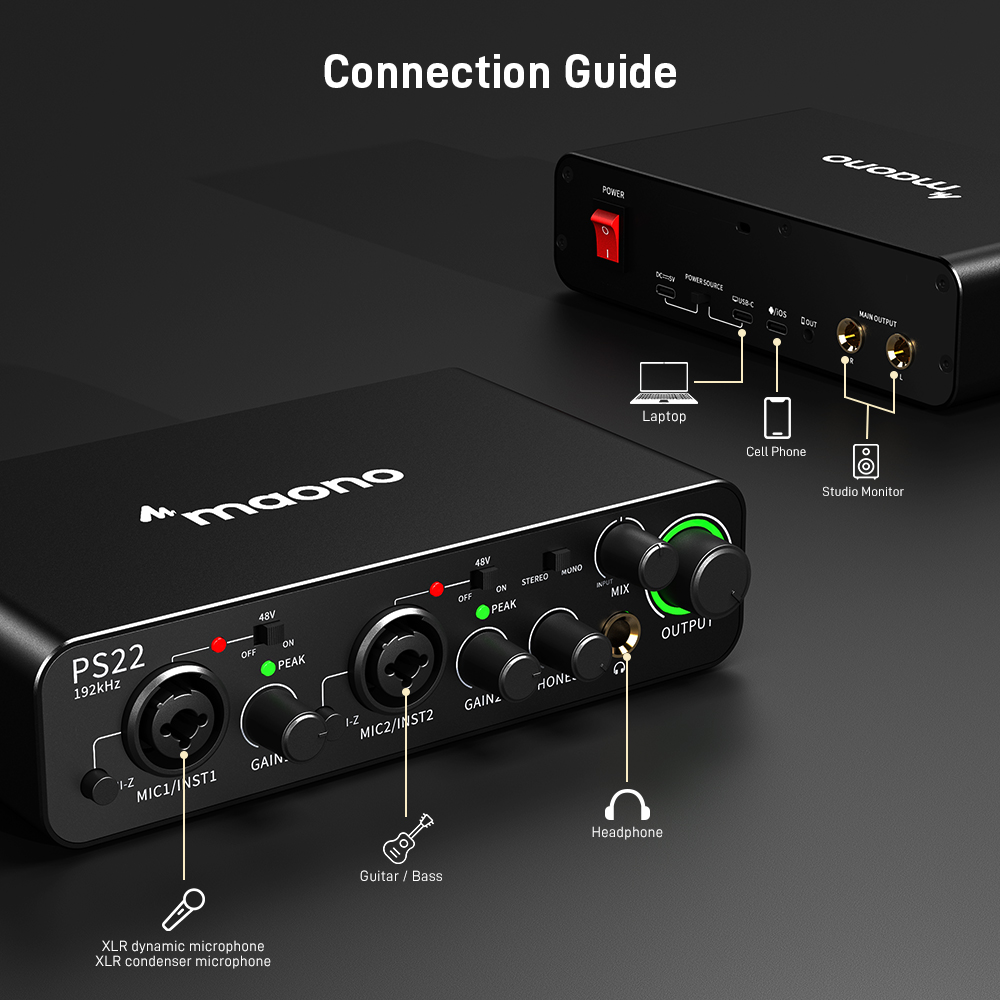 MAONO PS22 Professional Audio  - огляд і ціна Audio Music Production
