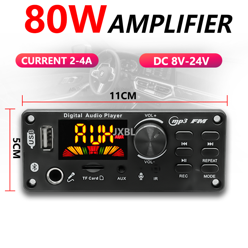 80W Bluetooth 5.0 MP3 Decoder  - огляд і ціна Audio Music Play
