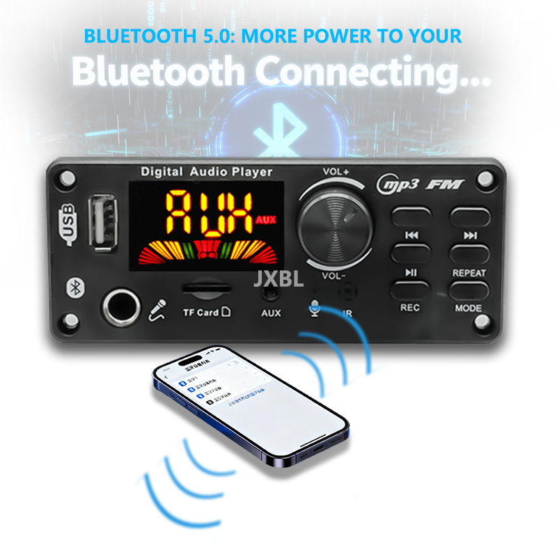80W Bluetooth 5.0 MP3 Decoder  - огляд і ціна Audio Music Play