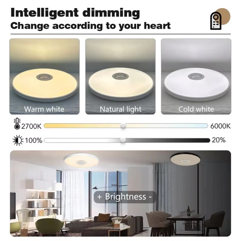 TUYA Smart Music Ceiling Light - огляд і ціна Audio Music Apps