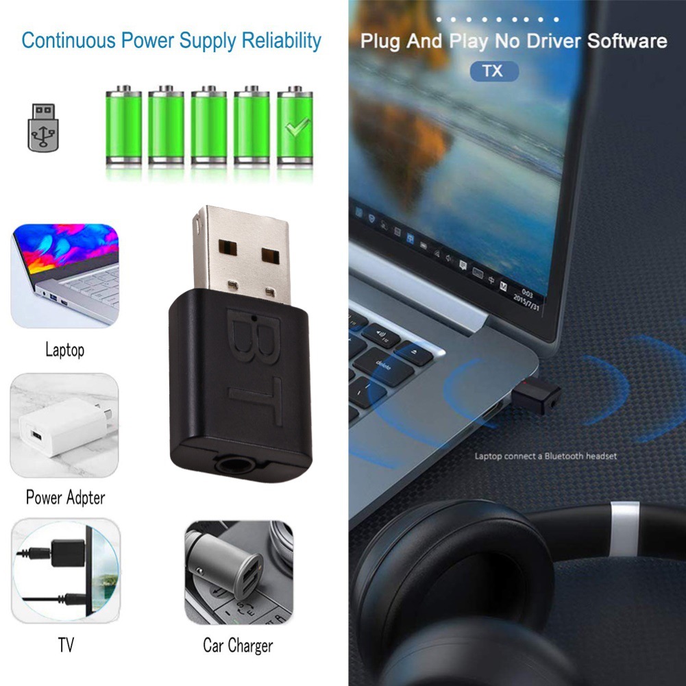 2 In 1 USB Bluetooth Receiver  - огляд і ціна Audio Music Play