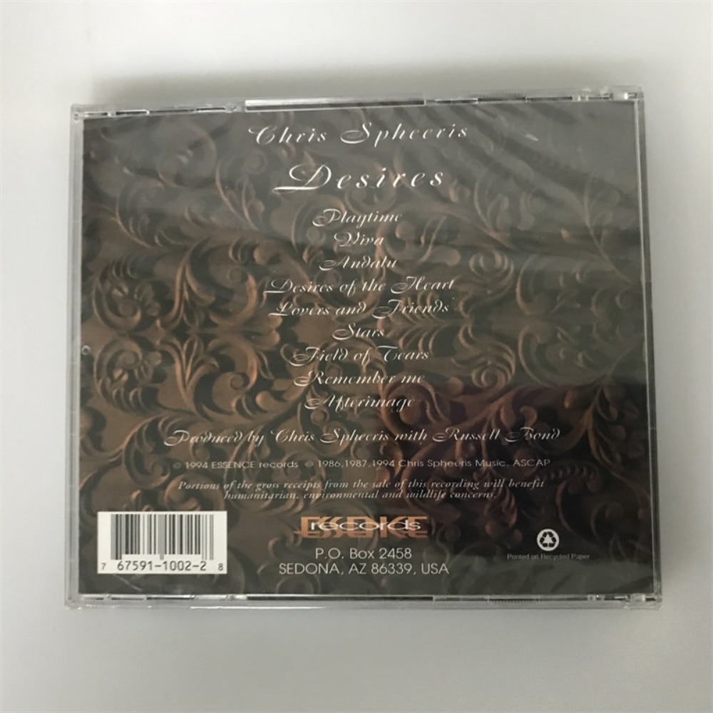 CD 'Desires' Chris Spheeris Mu - огляд і ціна Audio Music Cd