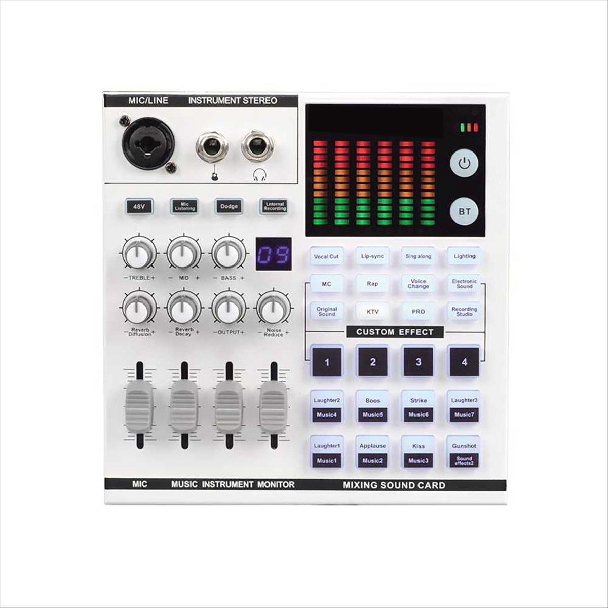 DTC5 SN800 Live Sound Card Voi - огляд і ціна Audio And Music Mixer