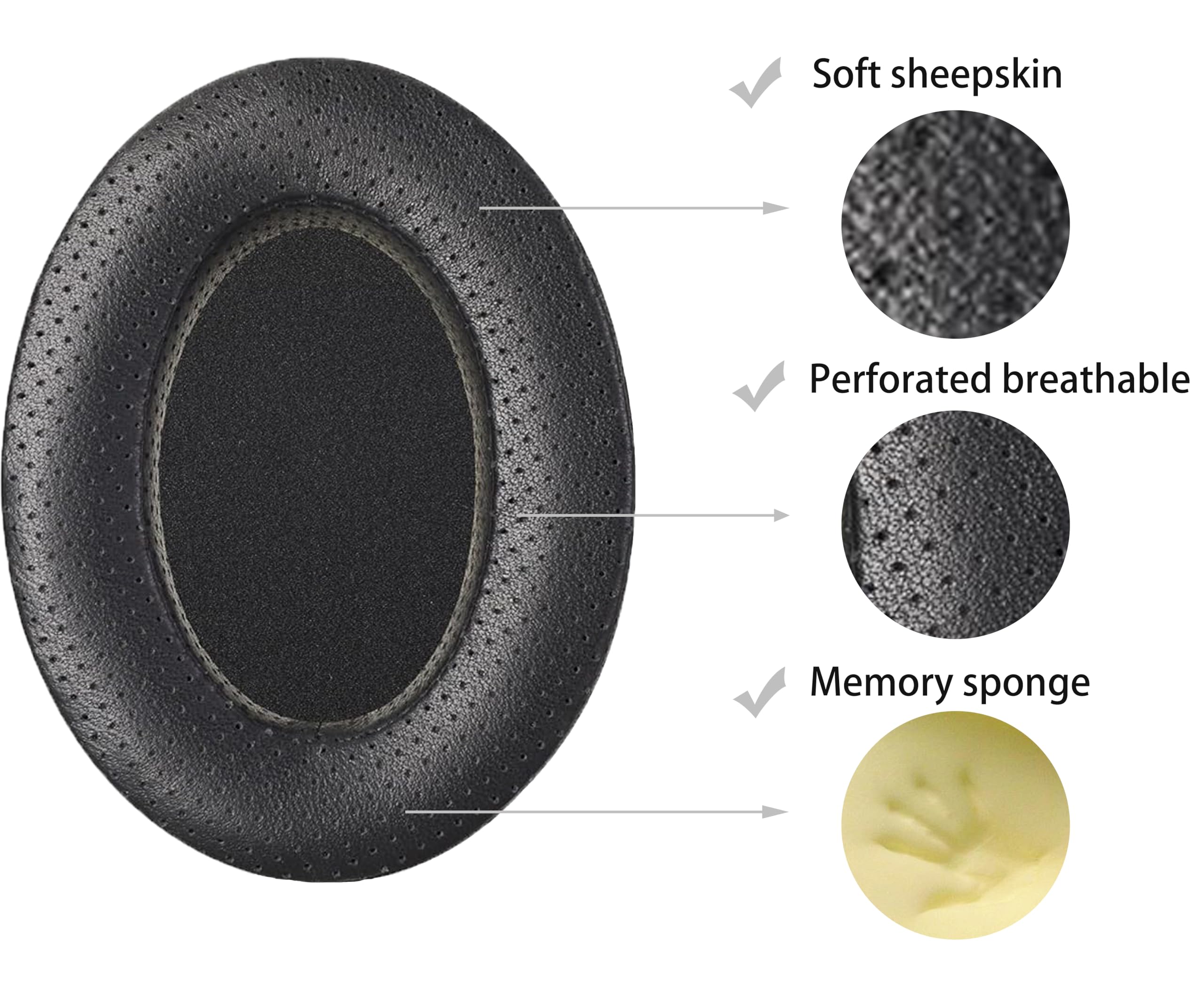 Upgrade Sheepskin Replacement  - огляд і ціна Sennheiser Headphone Momentum 4