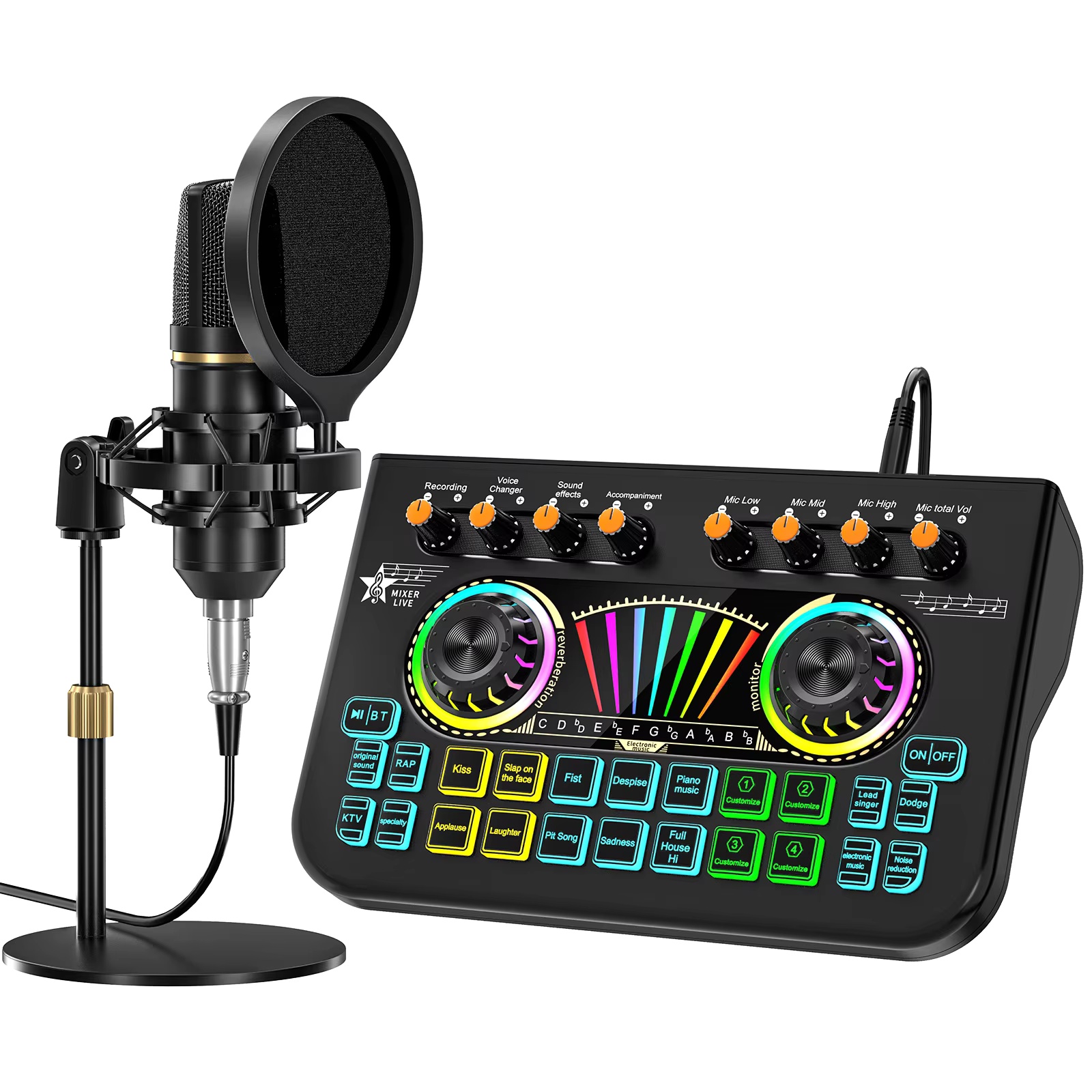 Tenlamp X3 BM800 Podcast Micro - огляд і ціна Audio And Music Mixer
