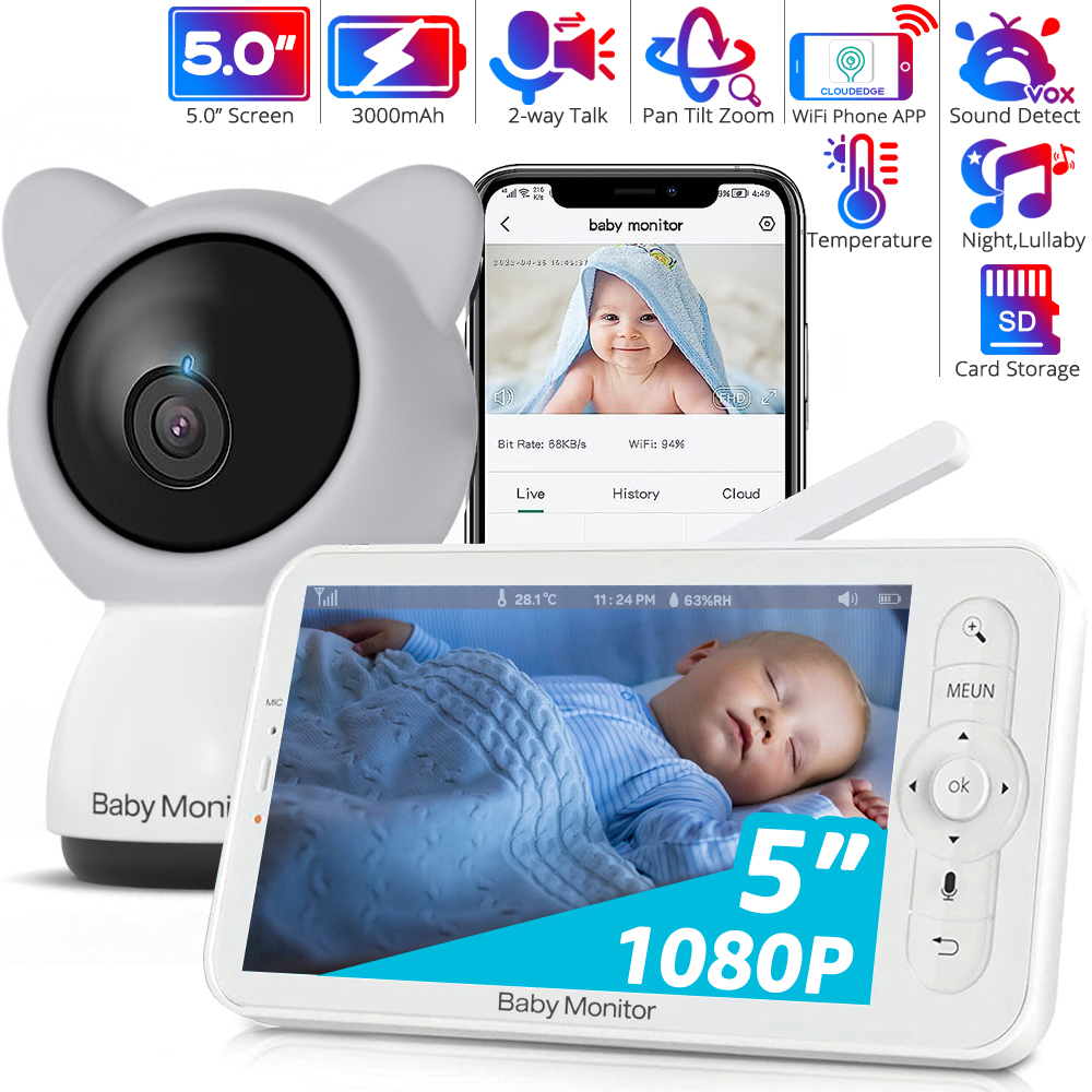 HD WiFi Baby Monitor with APP, - огляд і ціна Audio Music Apps