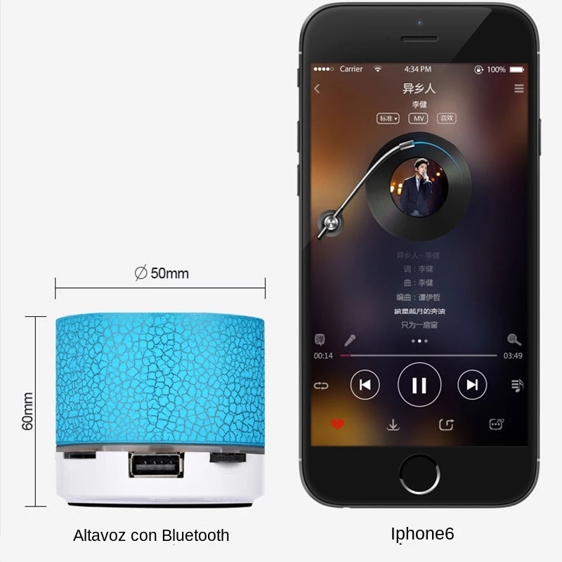 Mini Portable Outdoor Speaker  - огляд і ціна Audio Music Play